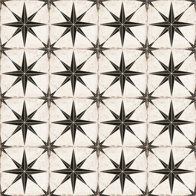 9x9 Orion Decor Nero Matte Porcelian Tile FINAL SALE