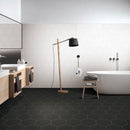 10x10 Solid Hexagon Super White Matte Porcelain Tile Final Sale