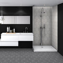 10x10 Solid Hexagon Light Grey Matte Porcelain Tile Final Sale