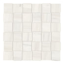 2x2  Chateau Basketweave Suave Bianco Matte Glazed Porcelain Mosaic