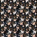 24x48 Lily Fun Dark Decor Glazed Porcelain Tile