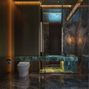 30x60 Karst Brown Polished Porcelain Slab Final Sale