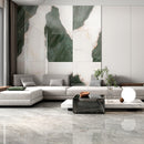 10.5mm 36x72 Cold Green Polished Porcelain Slab Final Sale (24 CT/PA)