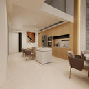 9mm 36x72 Minos Stone Beige Porcelain Glazed Lappato Slab Final Sale