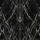 6mm 63x126 Nero Marquina Block 26 Bookmatch Cut Honed Rectified Sintered Slab