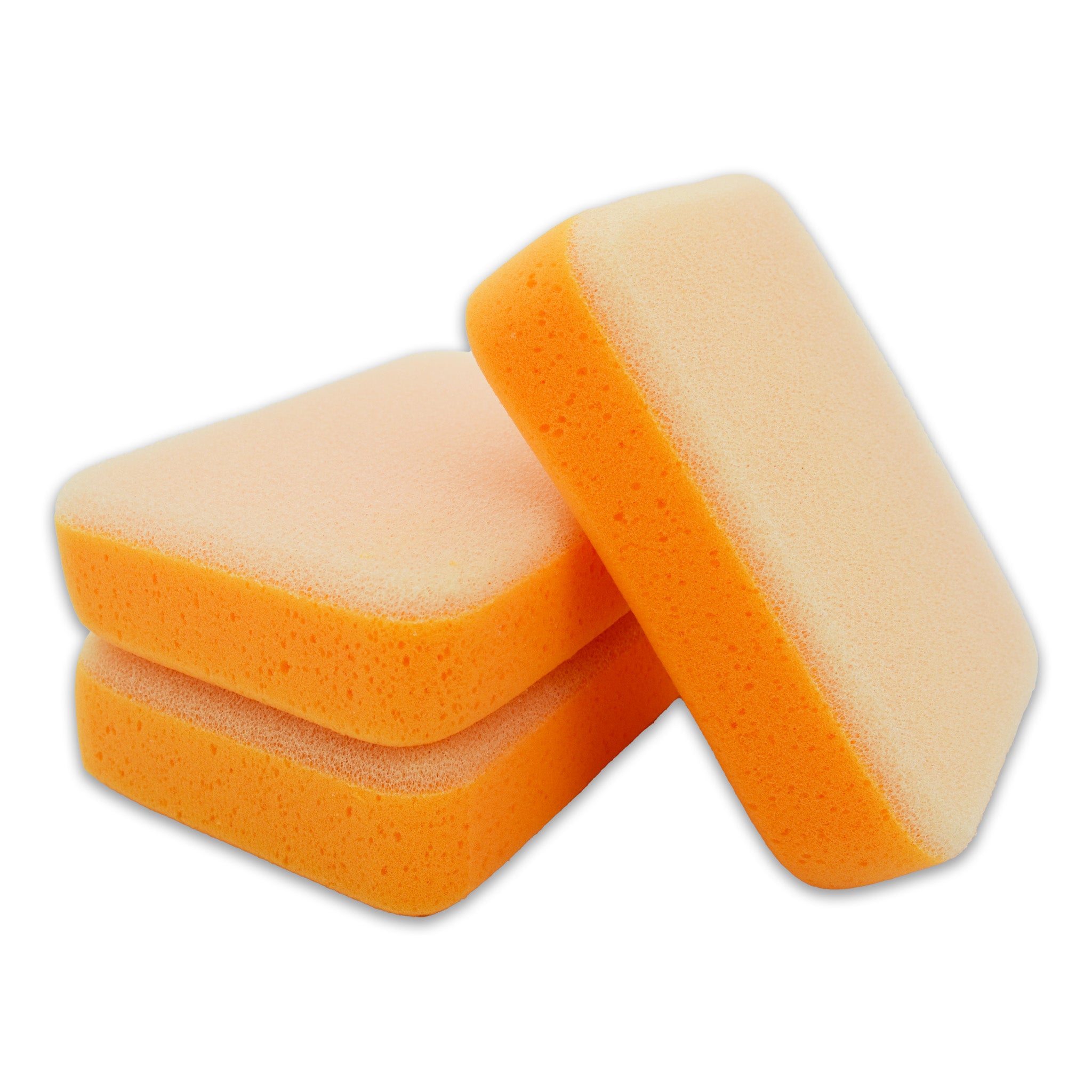 7.5"x5.5"x2" Double Layer Sponge For Tile Grout Cleaning (PACK OF 3)