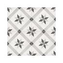 8x8 Format Compass Light Grey Porcelain Matte Tile