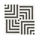 8x8 Format Geo Monochrome Porcelain Matte Tile