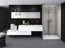 10x10 Solid Hexagon Dark Grey Matte  Porcelain Tile Final Sale