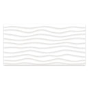 12x24 Tatta White Oblique Glossy Rectified Wall Tile