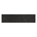 3x12 Antonella Black Night Porcelain Honed Bullnose