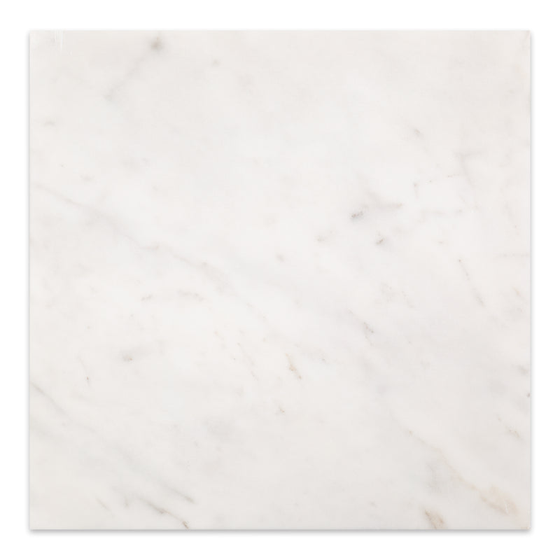 24x24 Bianco Argento Polished Marble Tile Final Sale