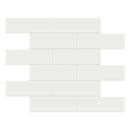 2x6 Architek Classic Grey Brick Glossy Glazed Porcelain Mosaic