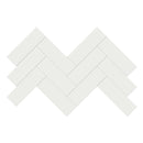2x6 Architek Classic Grey Herringbone Glossy Glazed Porcelain Mosaic