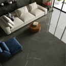9mm 36x72 Pietra Grey Porcelain Glazed Polished Slab Final Sale