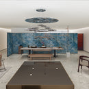 10.5mm 36x72 Dream Sapphire Polished Porcelain Slab Final Sale
