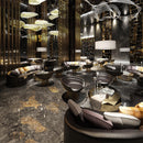 10.5mm 36x72 Diamond Meteor Polished Porcelian Slab Final Sale (24 CT/PA)