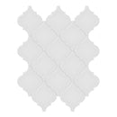 Architek Sunset Grey Beveled Arabesque Glossy Glazed Porcelain Mosaic