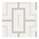 Architek Morning Grey Chain Matte Glazed Porcelain Mosaic