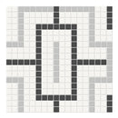 Architek Dark Grey Chain Matte Glazed Porcelain Mosaic