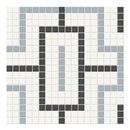 Architek Grey Chain Matte Glazed Porcelain Mosaic