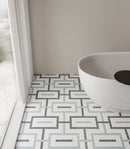Architek Grey Chain Matte Glazed Porcelain Mosaic