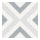 Architek Afternoon Grey Cubic Matte Glazed Porcelain Mosaic