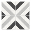 Architek Dark Grey Cubic Matte Glazed Porcelain Mosaic