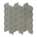 Petal Sollenn Taupe Glass Mosaic