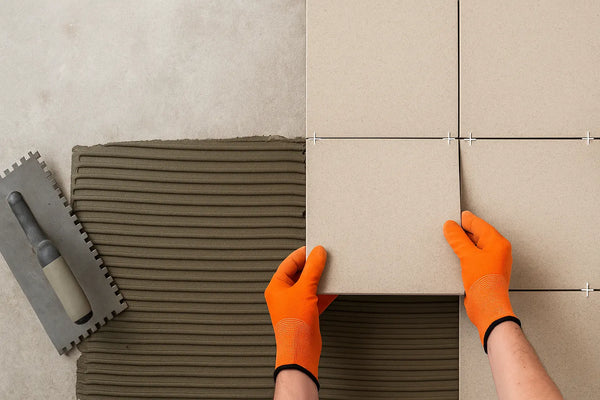How to Lay Porcelain Tile on a Concrete Floor