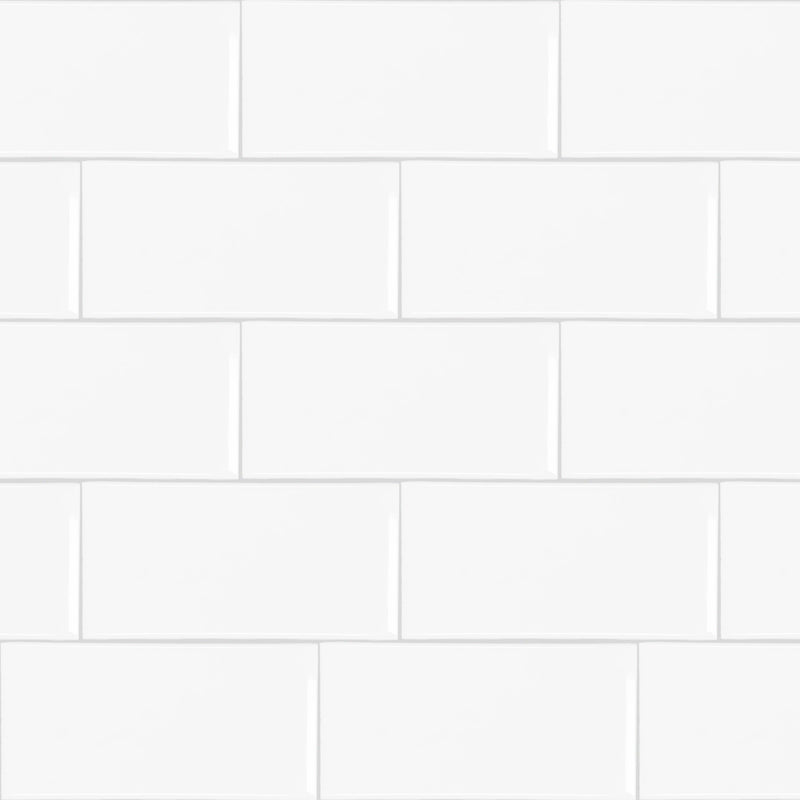 3x6 BG White Ice Glossy Wall Ceramic Tile