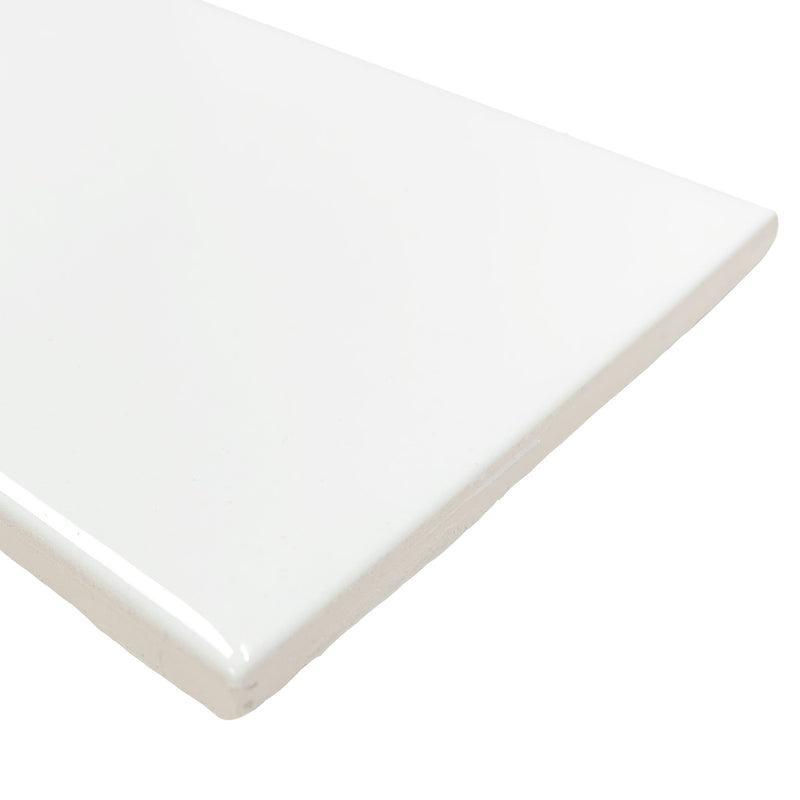 3x6 BG White Ice Glossy Wall Ceramic Tile