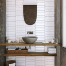 3x12 Nara Blanco Ceramic Glossy Wall Tile