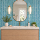 3x12 Tavira Cielo Blue Ceramic Glossy Wall Tile