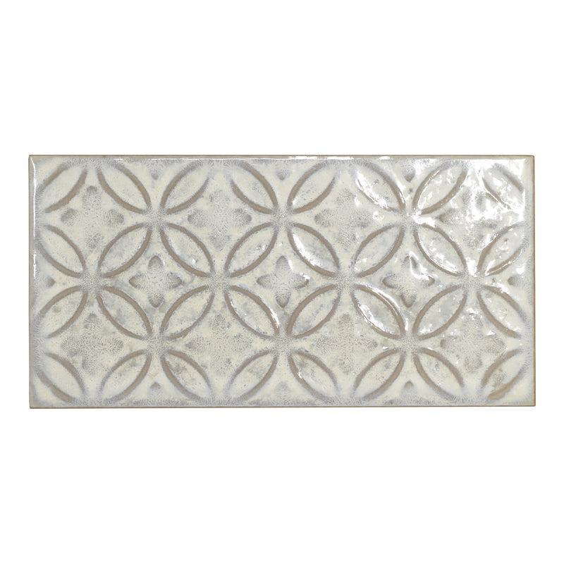 4.4x8.8 Zurbaran Vainilla Polished Porcelain Wall Tile