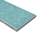 4.4x8.8 Zurbaran Aguamarina Polished Porcelain Wall Tile