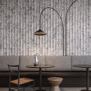 4x12 Viola Roccia Fluto Honed Marble Tile