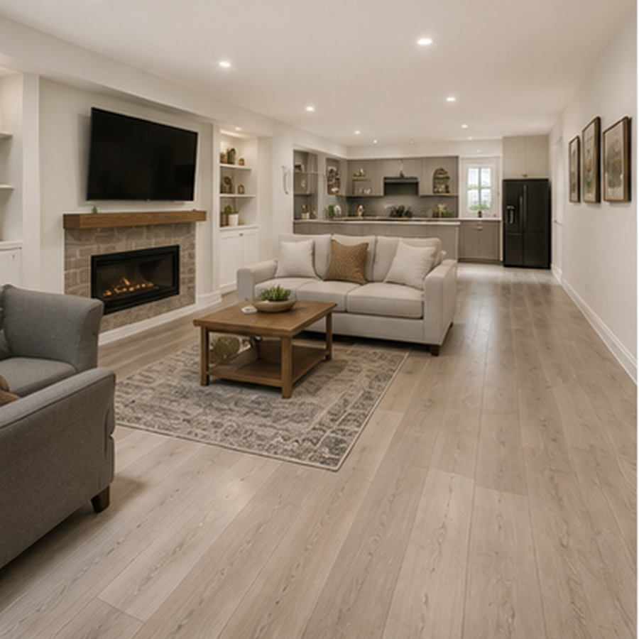 Flooring for a Burlington basement or additional residential unit