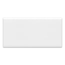 3x6 Architek White Glossy Glazed Ceramic Bullnose