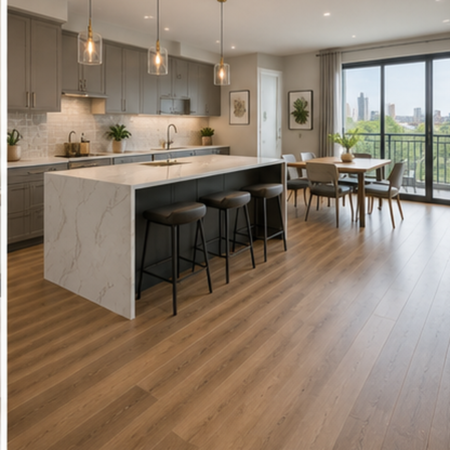 Flooring for a Burlington condo or townhouse