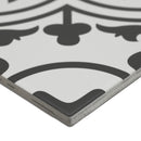 8x8 Marrue Midelt White Matte Porcelain Tile