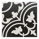 8x8 Marrue Midelt Black Matte Porcelain Tile