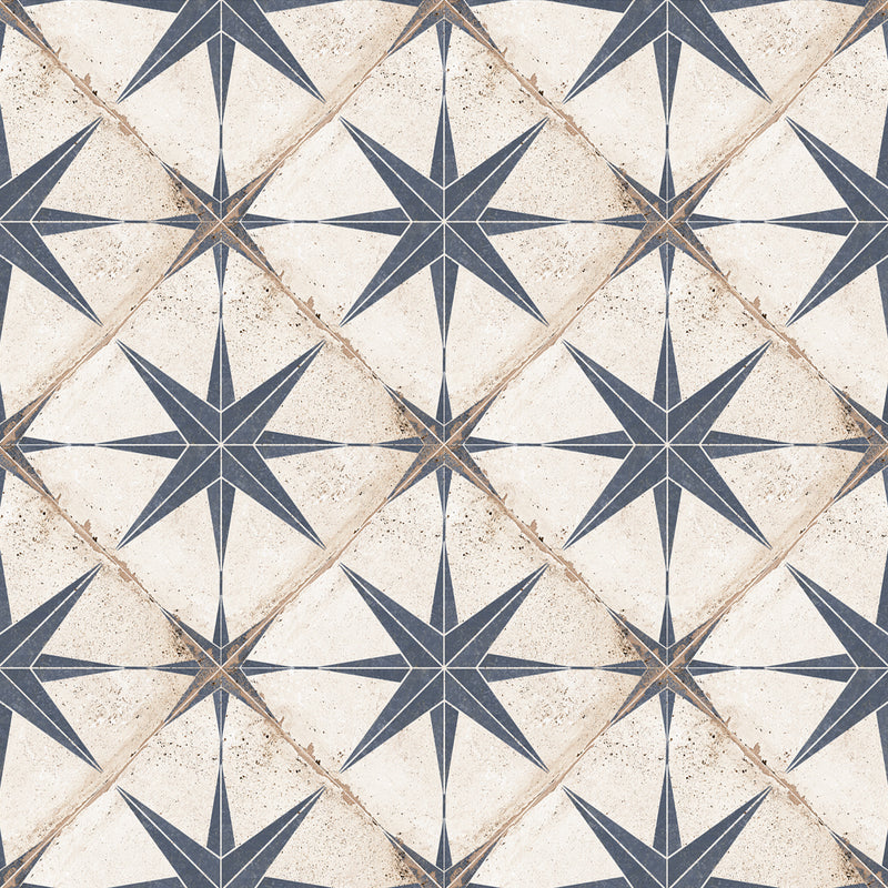 9x9 Orion Decor Azul Matte Porcelain Tile FINAL SALE