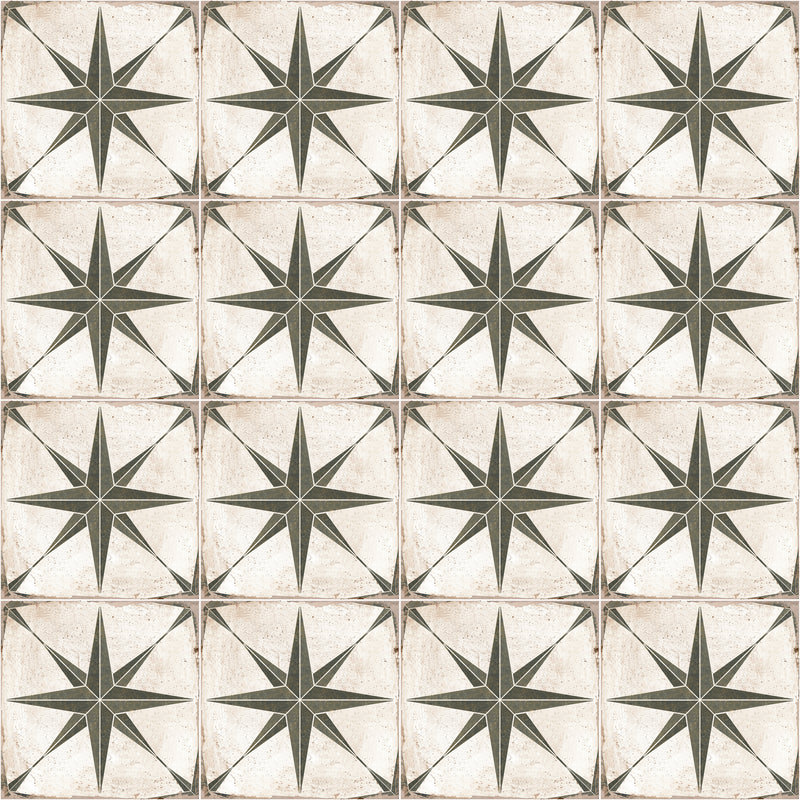 9x9 Orion Decor Verde Matte Porccelain Tile FINAL SALE