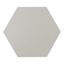 10x10 Solid Hexagon Light Grey Matte Porcelain Tile Final Sale