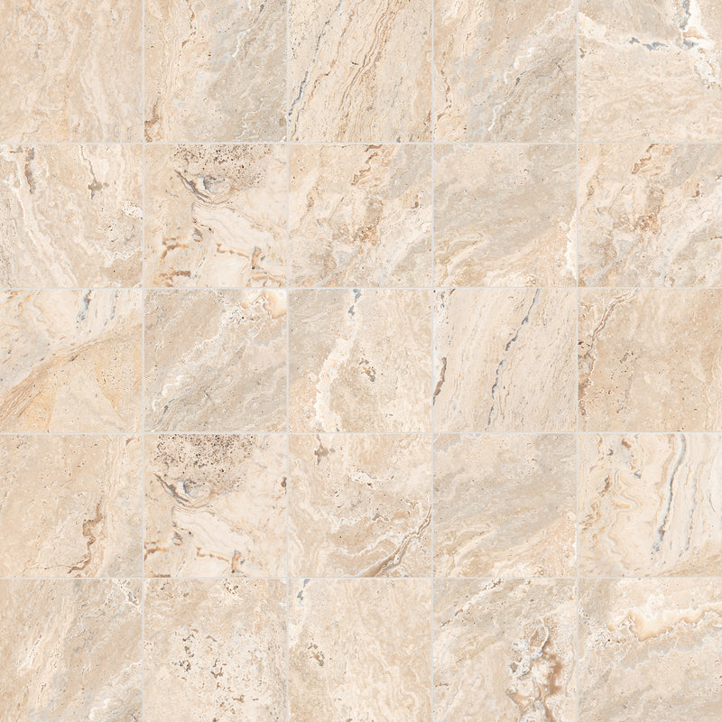 12x12 Stoneridge Light Beige Porcelain Matte Tile