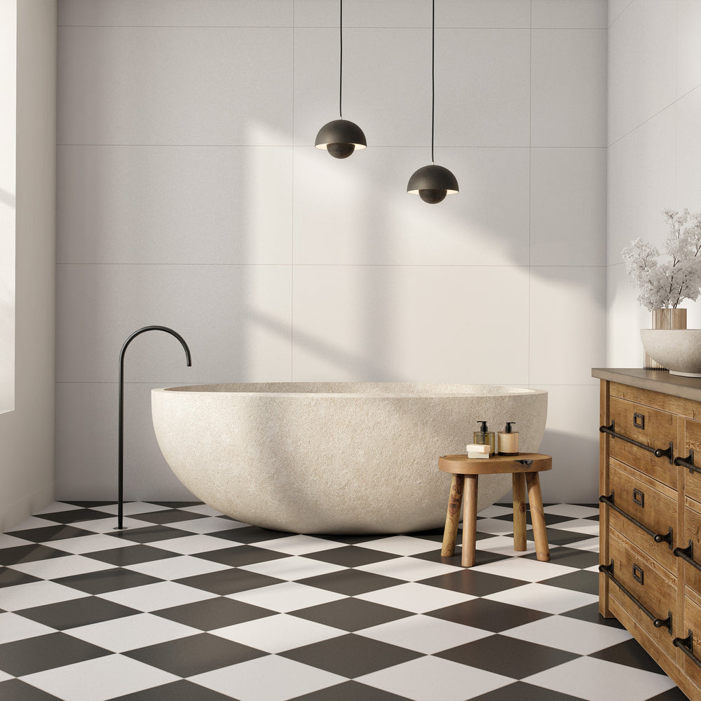 Porcelain tile in an Oshawa home