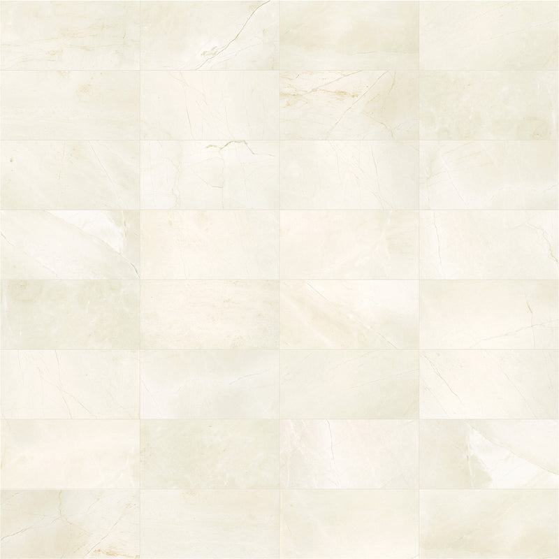 12x24 Avorio Crema Honed Marble Tile