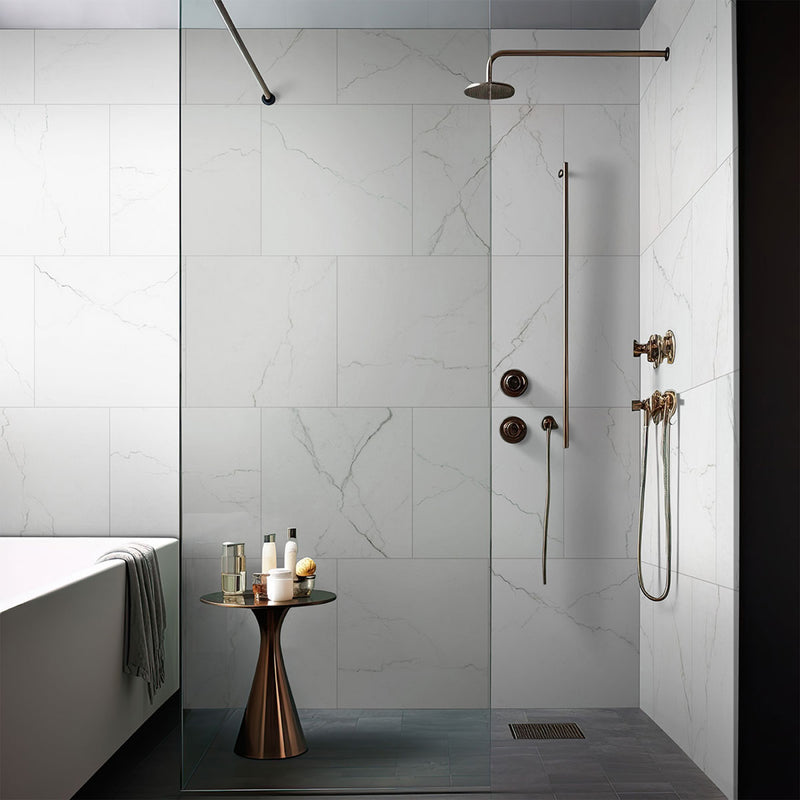 12x24 Brighton Grey Matte Porcelain Tile (Approx. 16 sf/box)