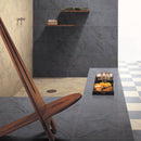 24x24 Geology Stone Black Porcelain Polished Tile (34 CT/PA)